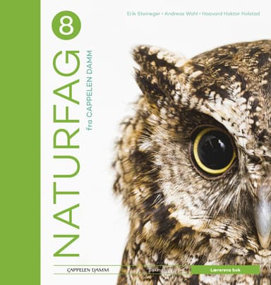Naturfag 8 fra Cappelen Damm Lærerens bok