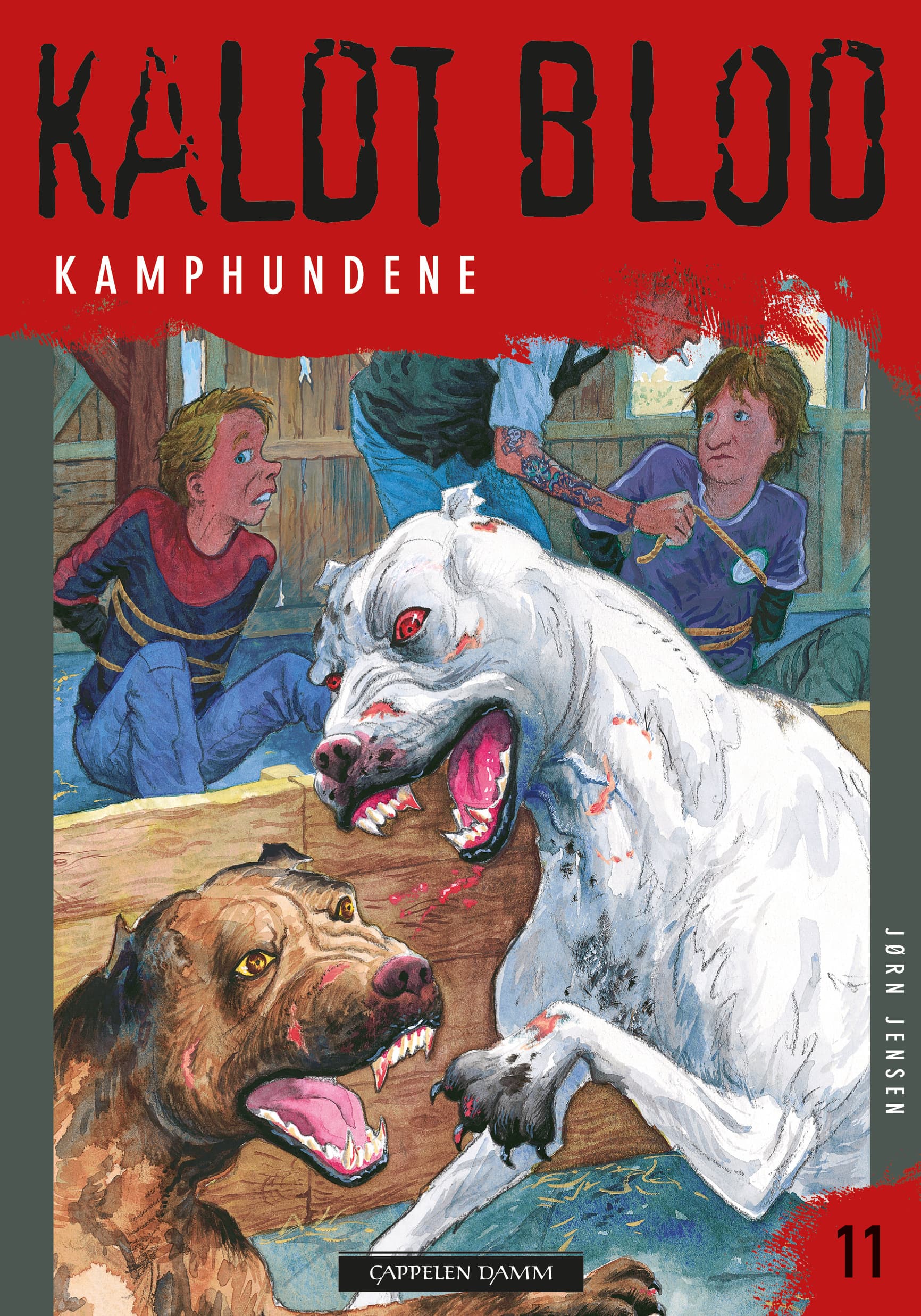 Omslag Kaldt blod 11 - Kamphundene av Jørn Jensen (Heftet)