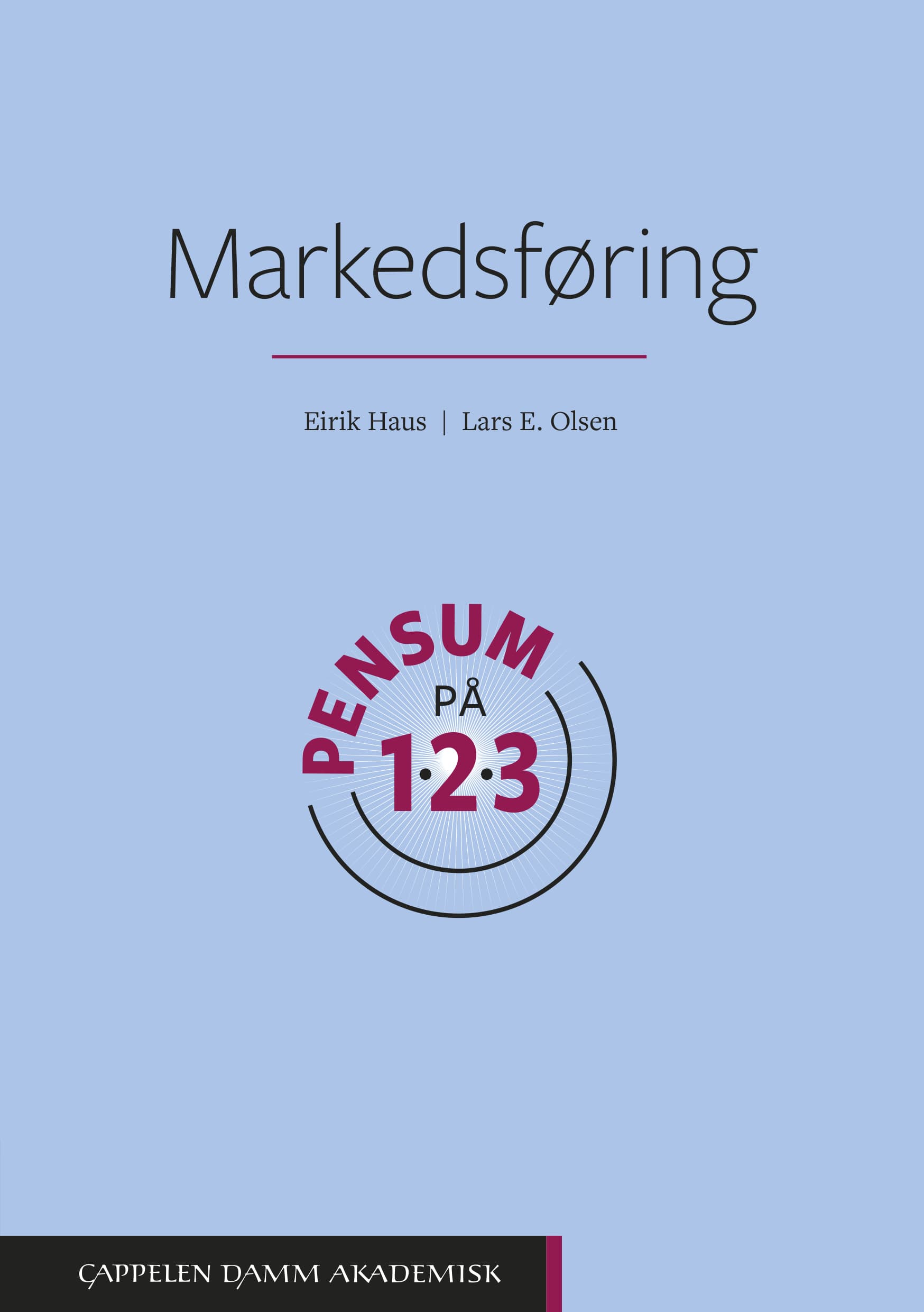 Omslag Markedsføring på 1-2-3 av Lars E. Olsen og Eirik Haus (Ebok)