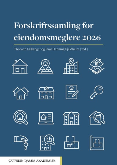 Omslag av "Forskriftssamling for eiendomsmeglere 2026"