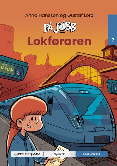 Omslag av "Leseunivers 7: På jobb - Lokføraren"