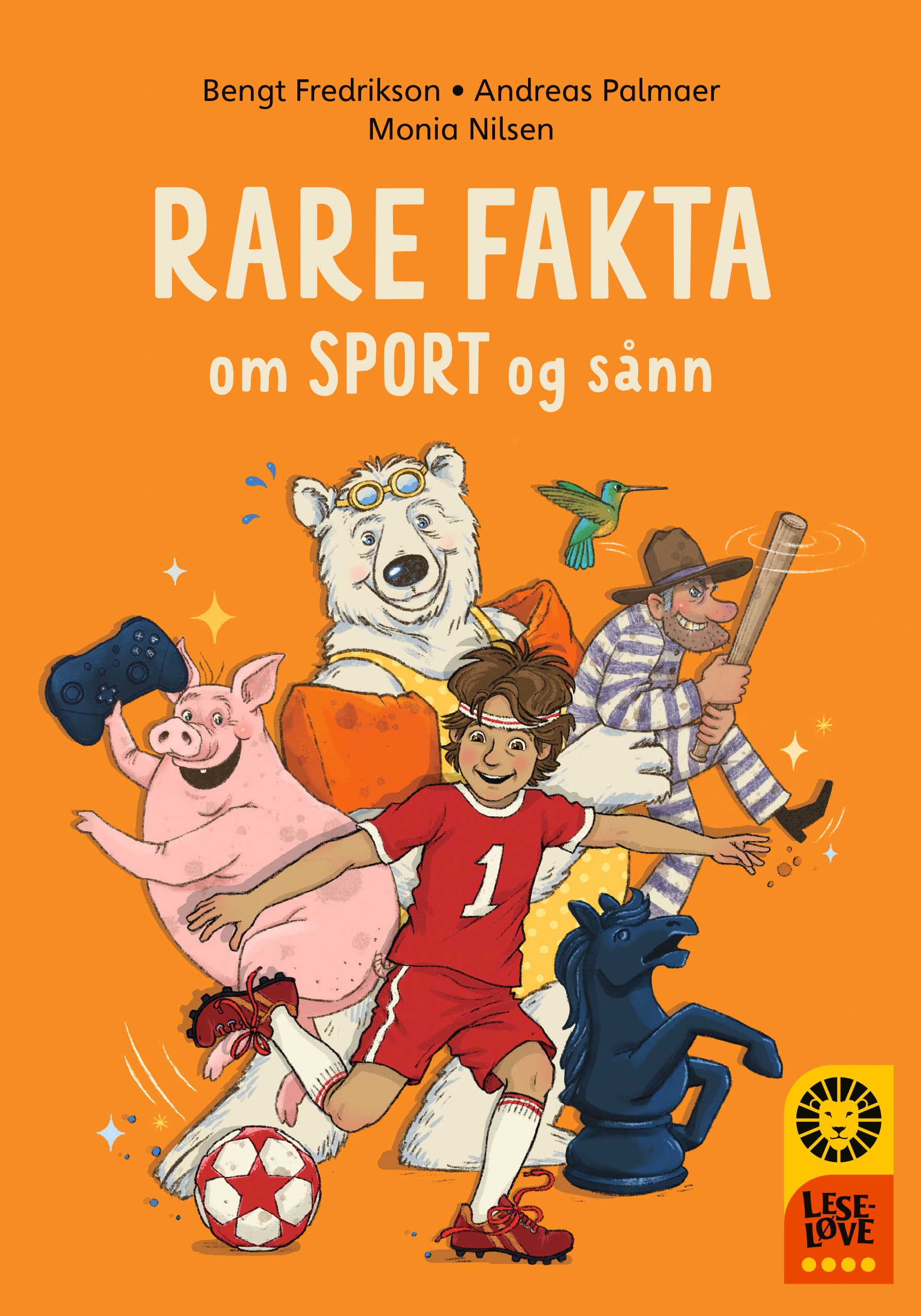 Omslag Leseløve nivå 4 - Rare fakta om sport og sånn av Bengt Fredrikson og Andreas Palmaer (Ebok)
