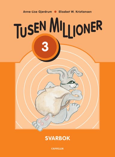 Tusen millioner Ny utgave 3 Svarbok