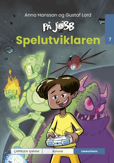 Omslag av "Leseunivers 7: På jobb - Spelutviklaren"