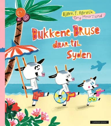 Omslag av "Bukkene Bruse drar til Syden"