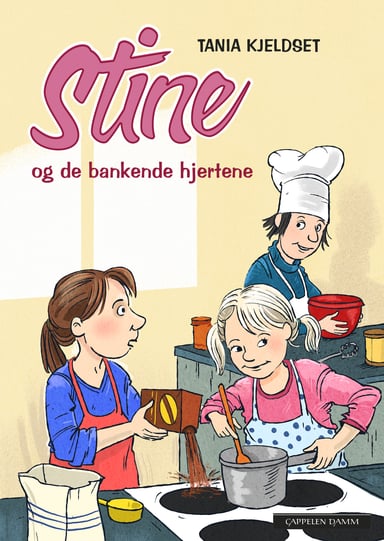 Omslag av "Stine og de bankende hjertene"