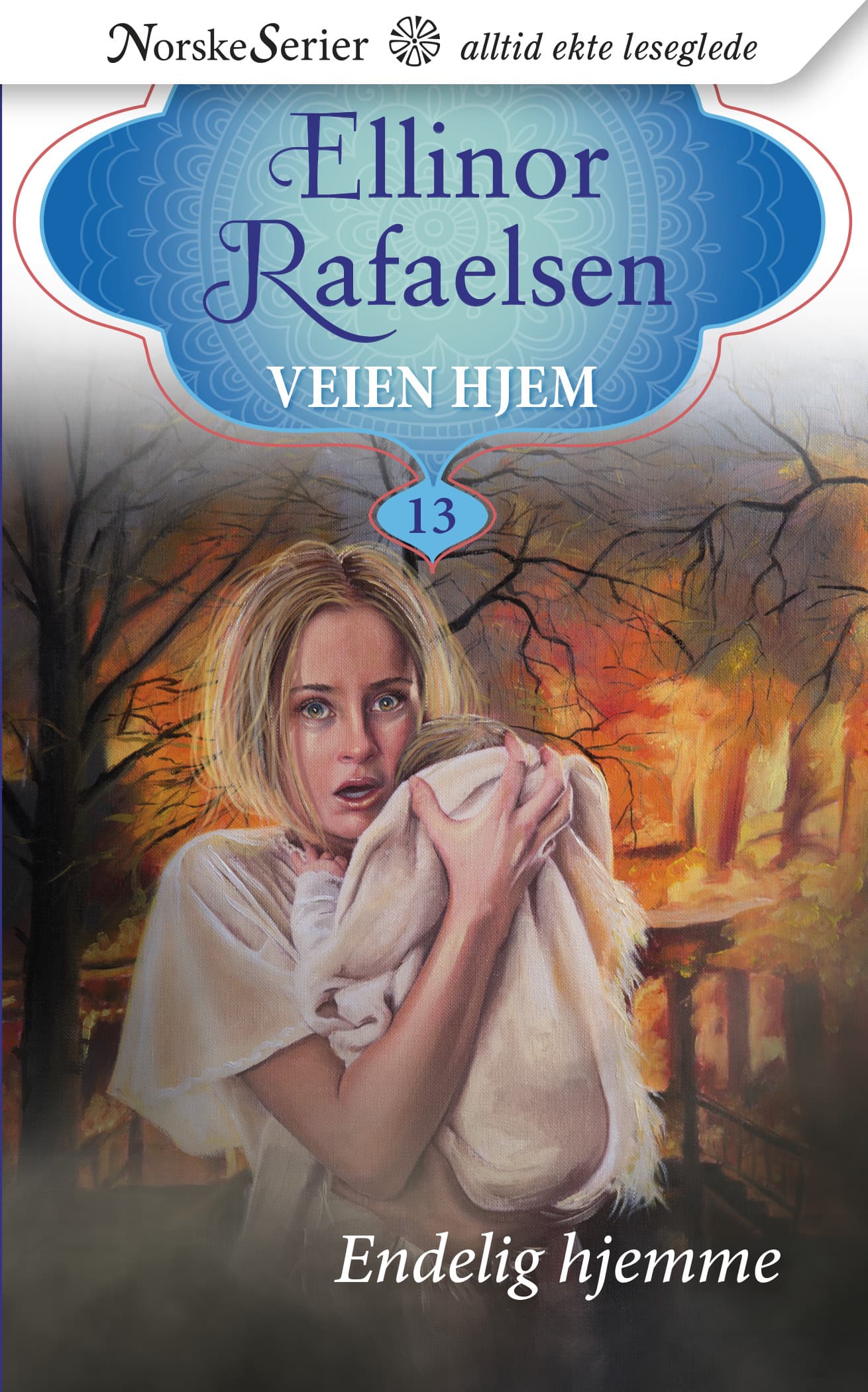 Omslag Endelig hjemme av Ellinor Rafaelsen (Ebok)