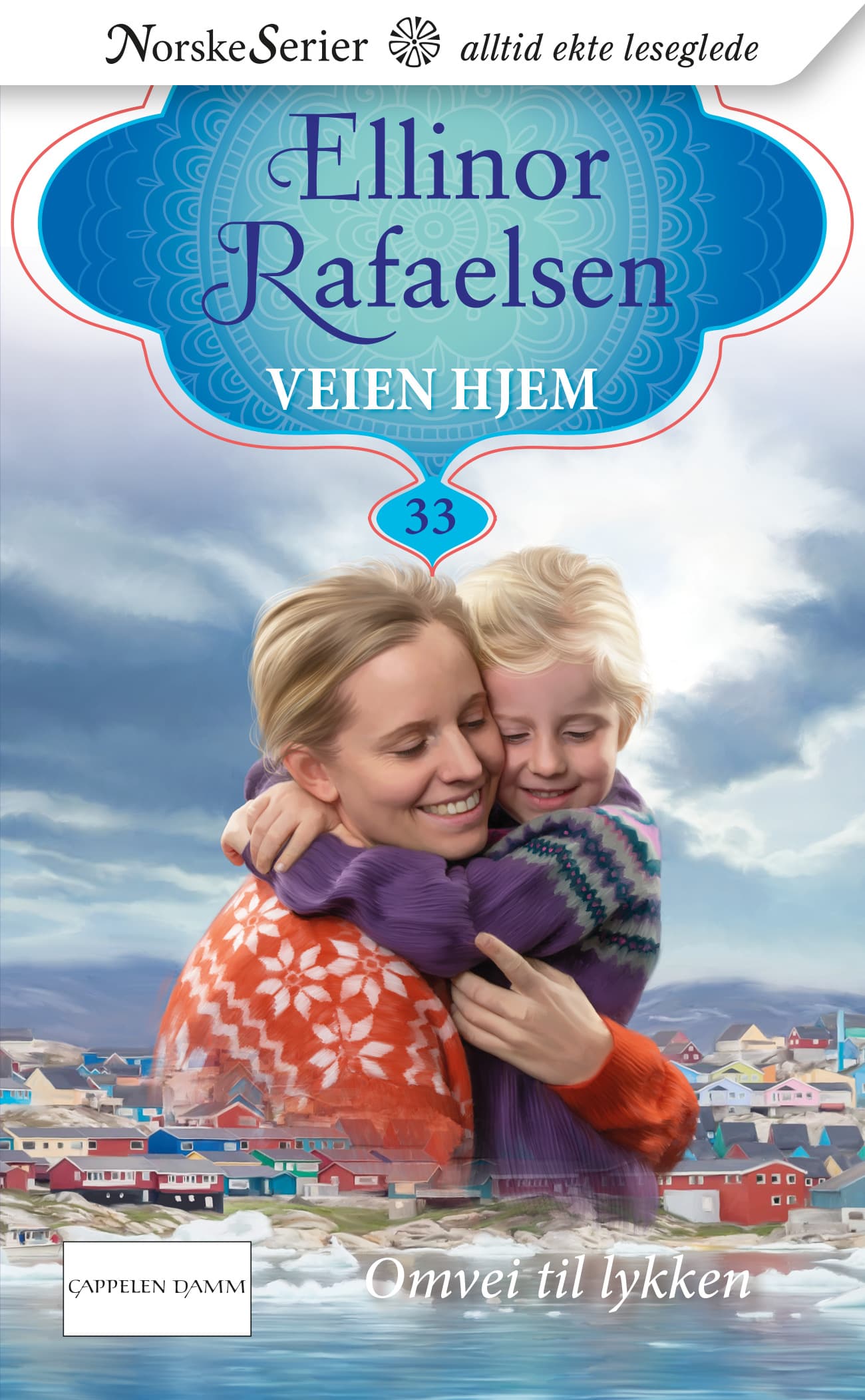 Omslag Omvei til lykken av Ellinor Rafaelsen (Heftet)