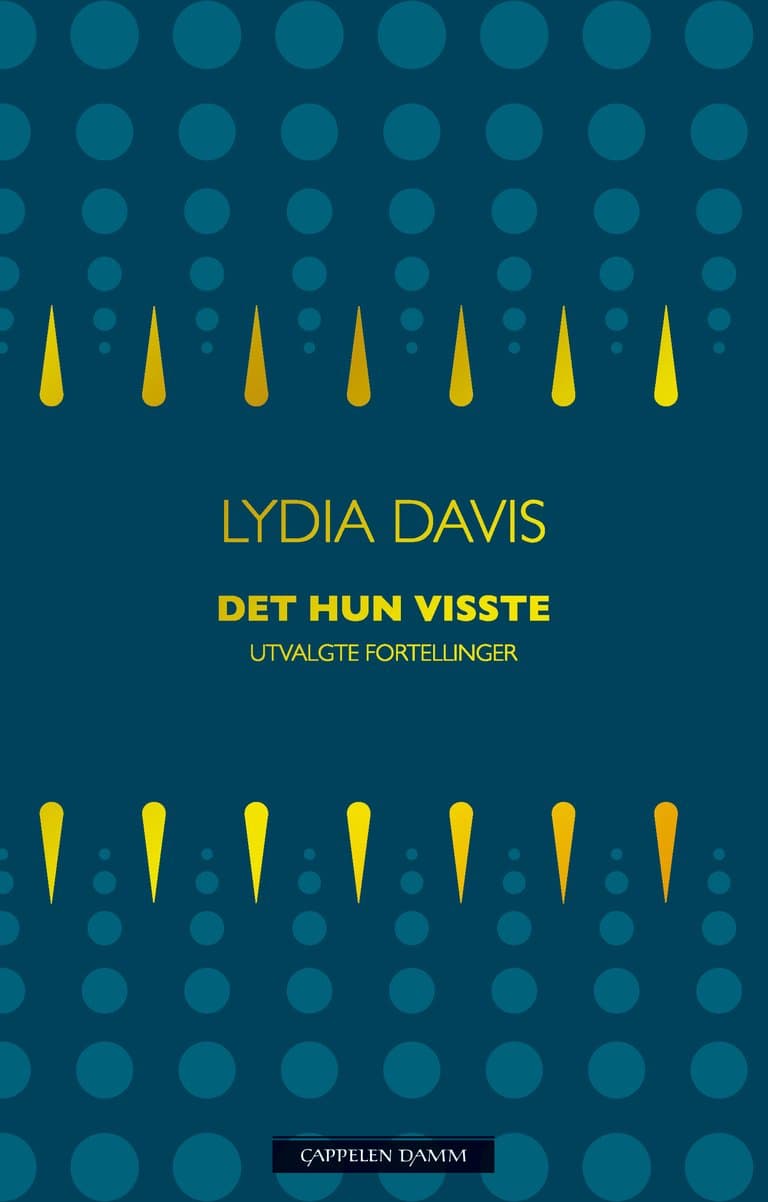 Omslag Det hun visste av Lydia Davis (Ebok)