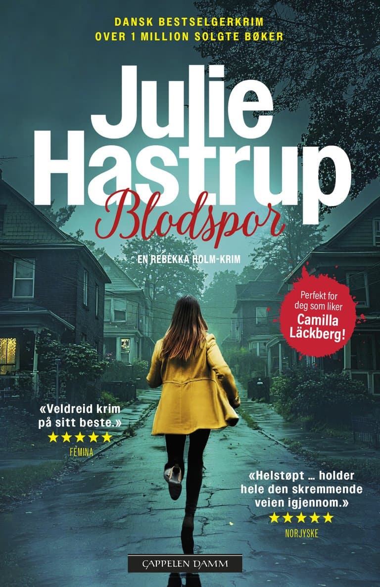 Omslag Blodspor av Julie Hastrup (Ebok)