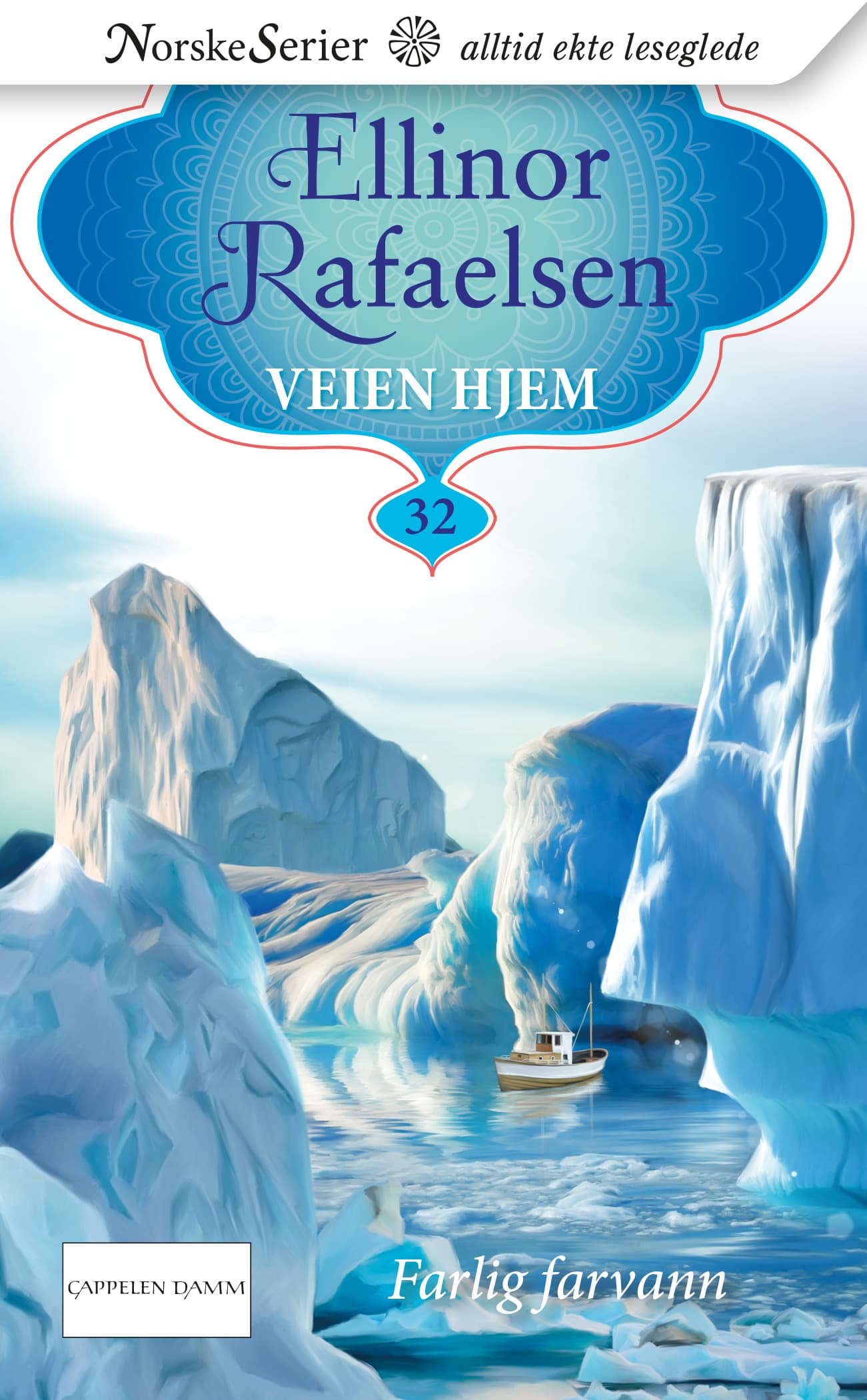 Omslag Farlig farvann av Ellinor Rafaelsen (Heftet)