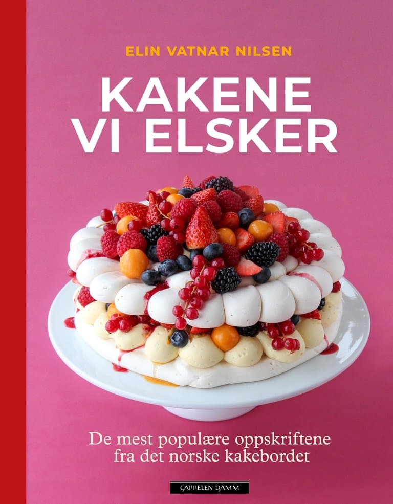 Omslag Kakene vi elsker av Elin Vatnar Nilsen (Innbundet)