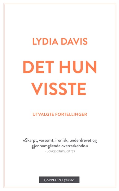 Omslag av "Det hun visste"