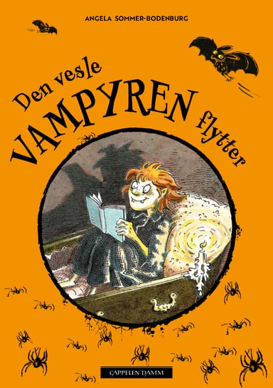 Omslag av "Den vesle vampyren flytter"