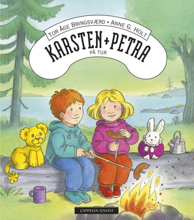 Omslag av "Karsten og Petra på tur"