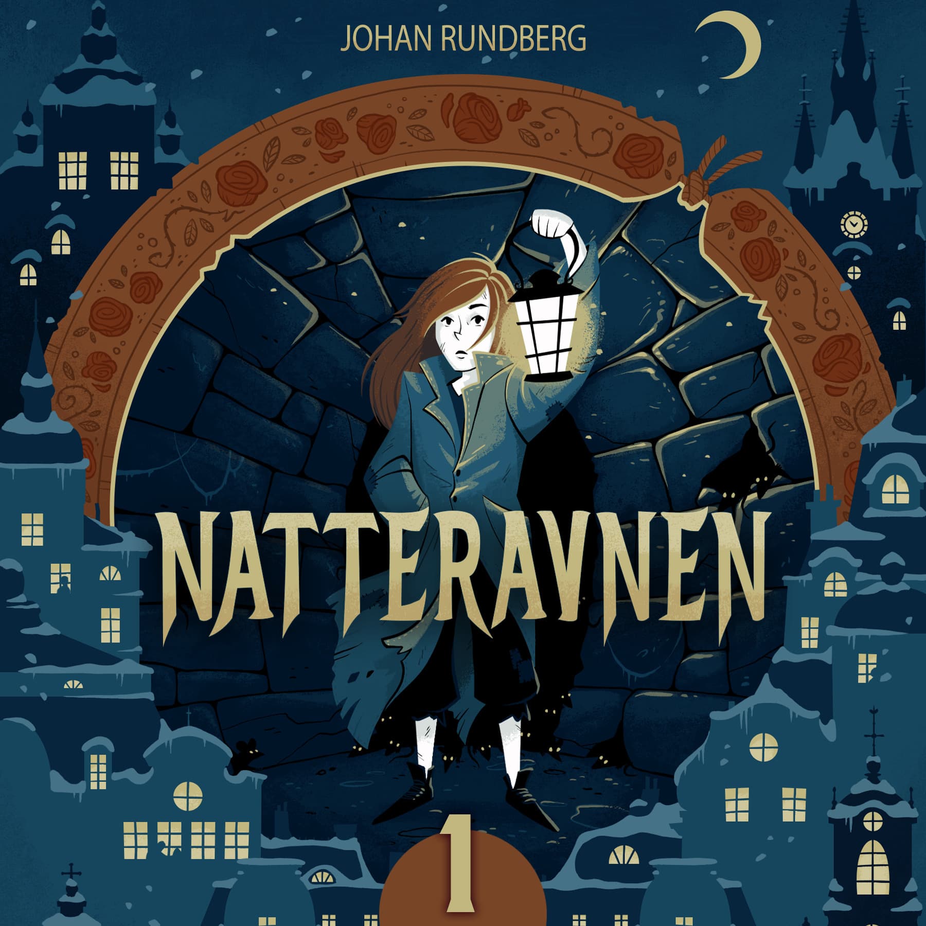 Omslag Natteravnen av Johan Rundberg (Lydbok)
