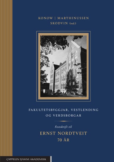 Omslag av "Fakultetsbyggjar, vestlending og verdsborgar"