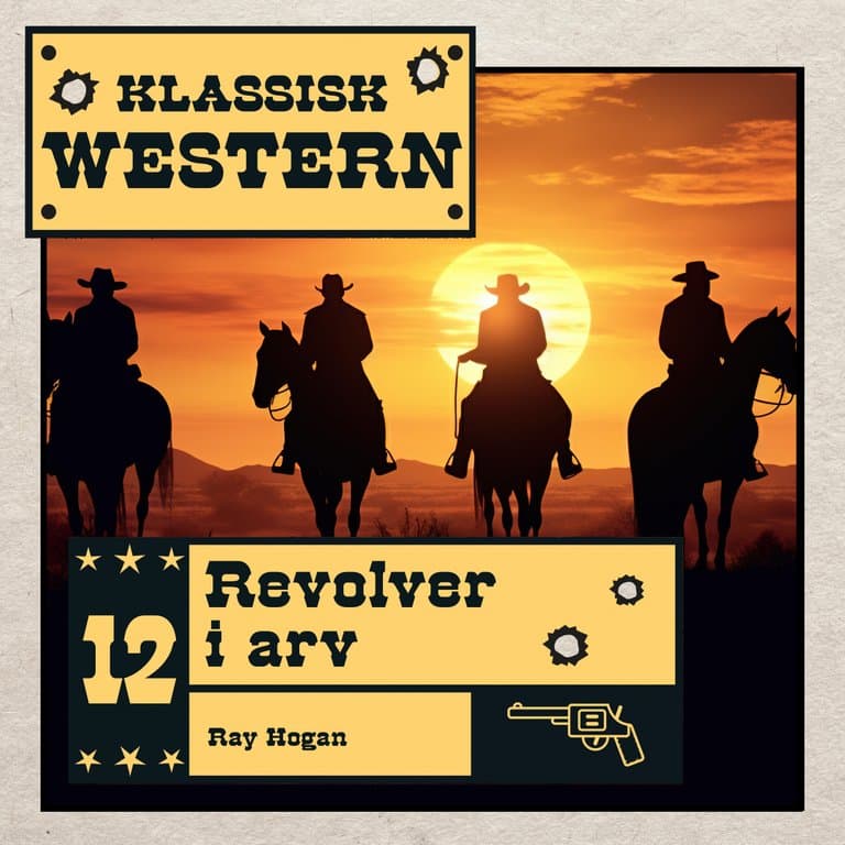Omslag Revolver i arv av Ray Hogan (Lydbok)
