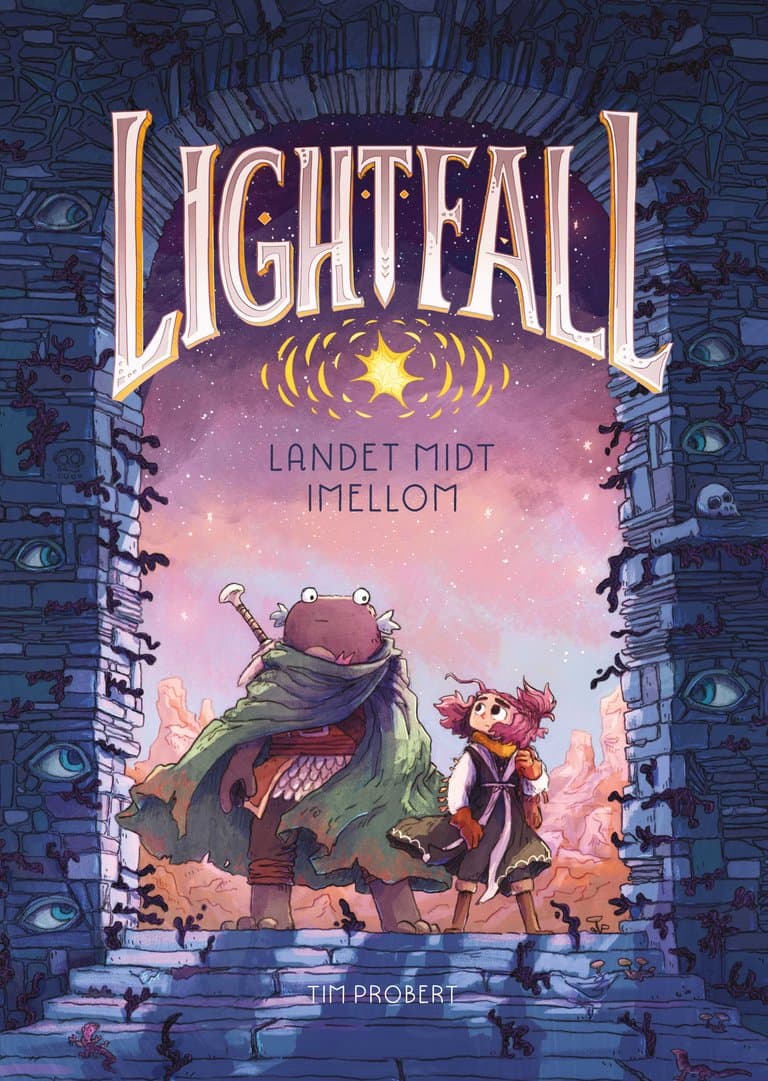Omslag Lightfall 4: Landet midt imellom av Tim Probert (Innbundet)