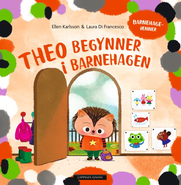 Omslag Theo begynner i barnehagen av Ellen Karlsson (Innbundet)