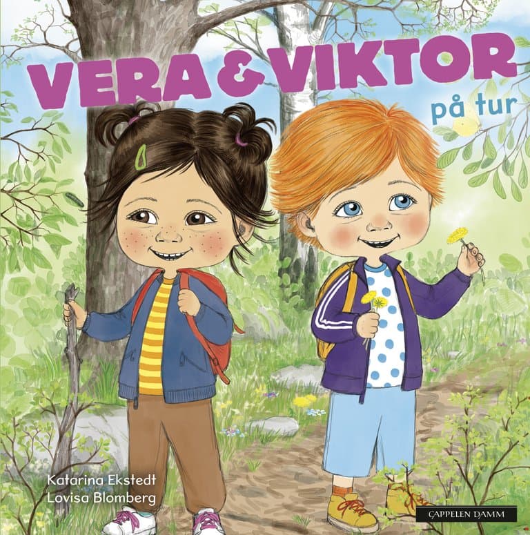 Omslag Vera & Viktor på tur av Katarina Ekstedt (Innbundet)