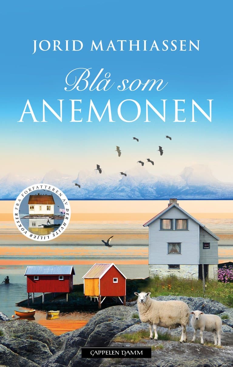 Omslag Blå som anemonen av Jorid Mathiassen (Heftet)