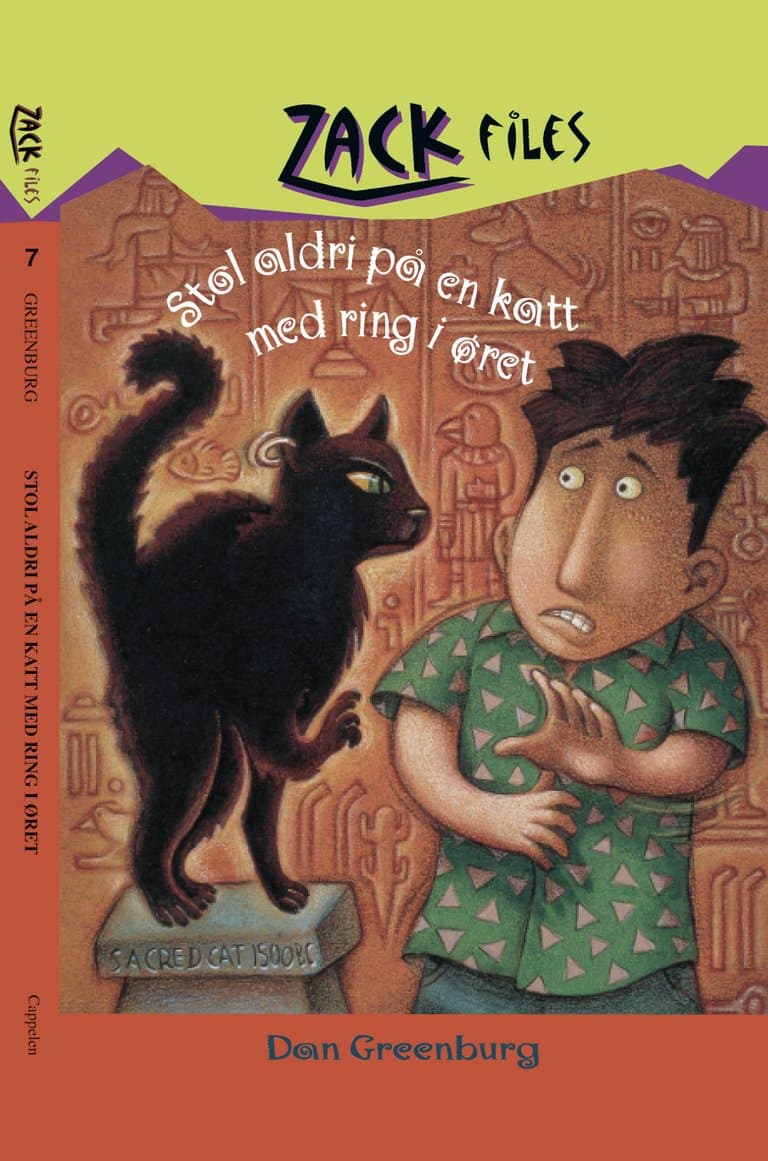 Omslag Stol aldri på en katt med ring i øret av Dan Greenburg (Innbundet)