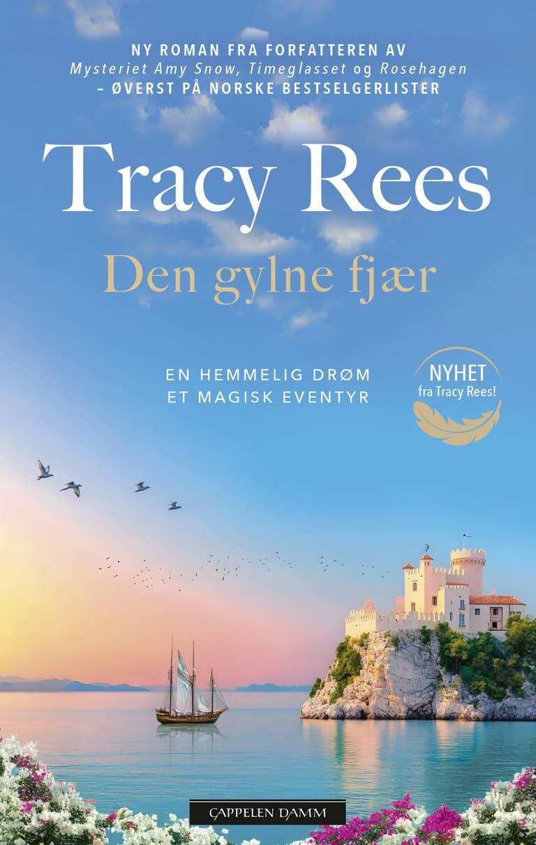 Omslag Den gylne fjær av Tracy Rees (Innbundet)