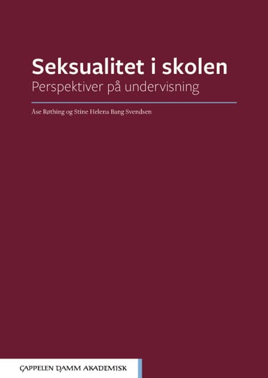 Omslag av "Seksualitet i skolen"