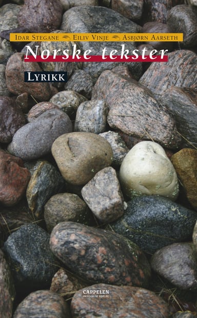 Omslag av "Norske tekster lyrikk"