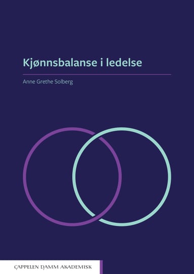 Omslag av "Kjønnsbalanse i ledelse"