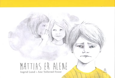 Omslag av "Mattias er alene"