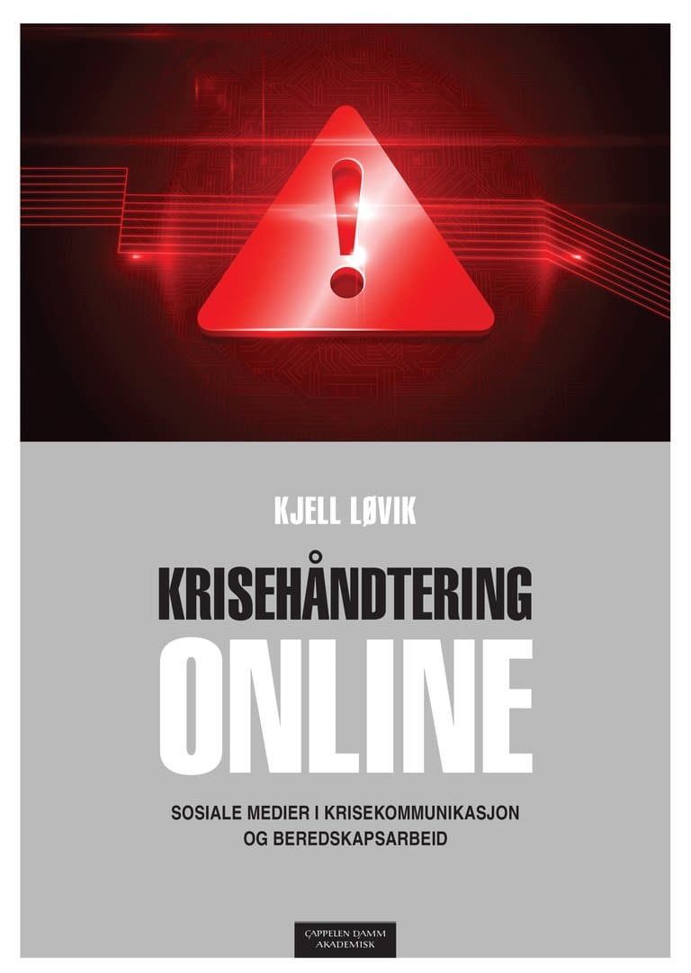 Omslag Krisehåndtering online av Kjell Løvik (Heftet)