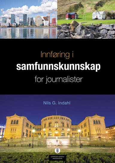 Omslag av "Innføring i samfunnskunnskap for journalister"
