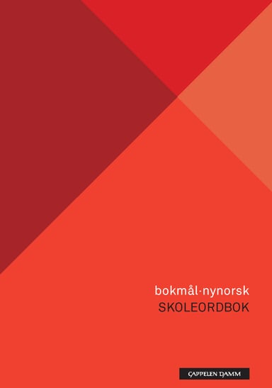 Omslag av "Bokmål-nynorsk skoleordbok"