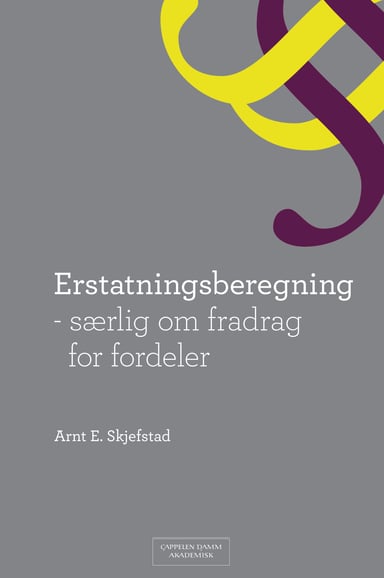 Omslag av "Erstatningsberegning"