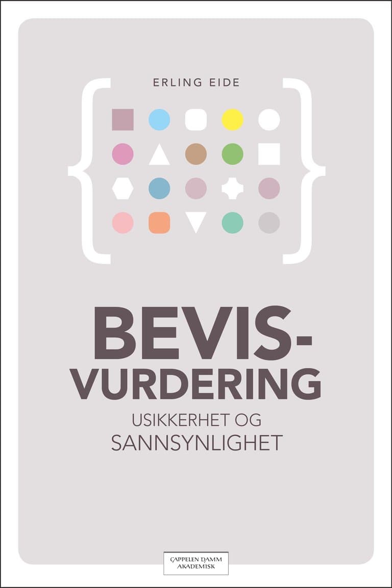 Omslag Bevisvurdering av Erling Eide (Ebok)