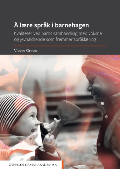 Omslag av "Å lære språk i barnehagen"