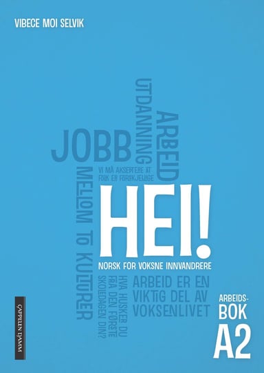 Omslag av "Hei! A2 Arbeidsbok spor 1 og 2"