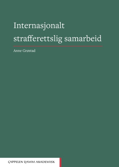 Omslag av "Internasjonalt strafferettslig samarbeid"