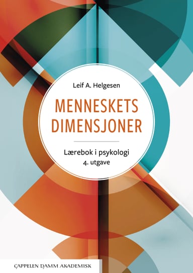 Omslag av "Menneskets dimensjoner"