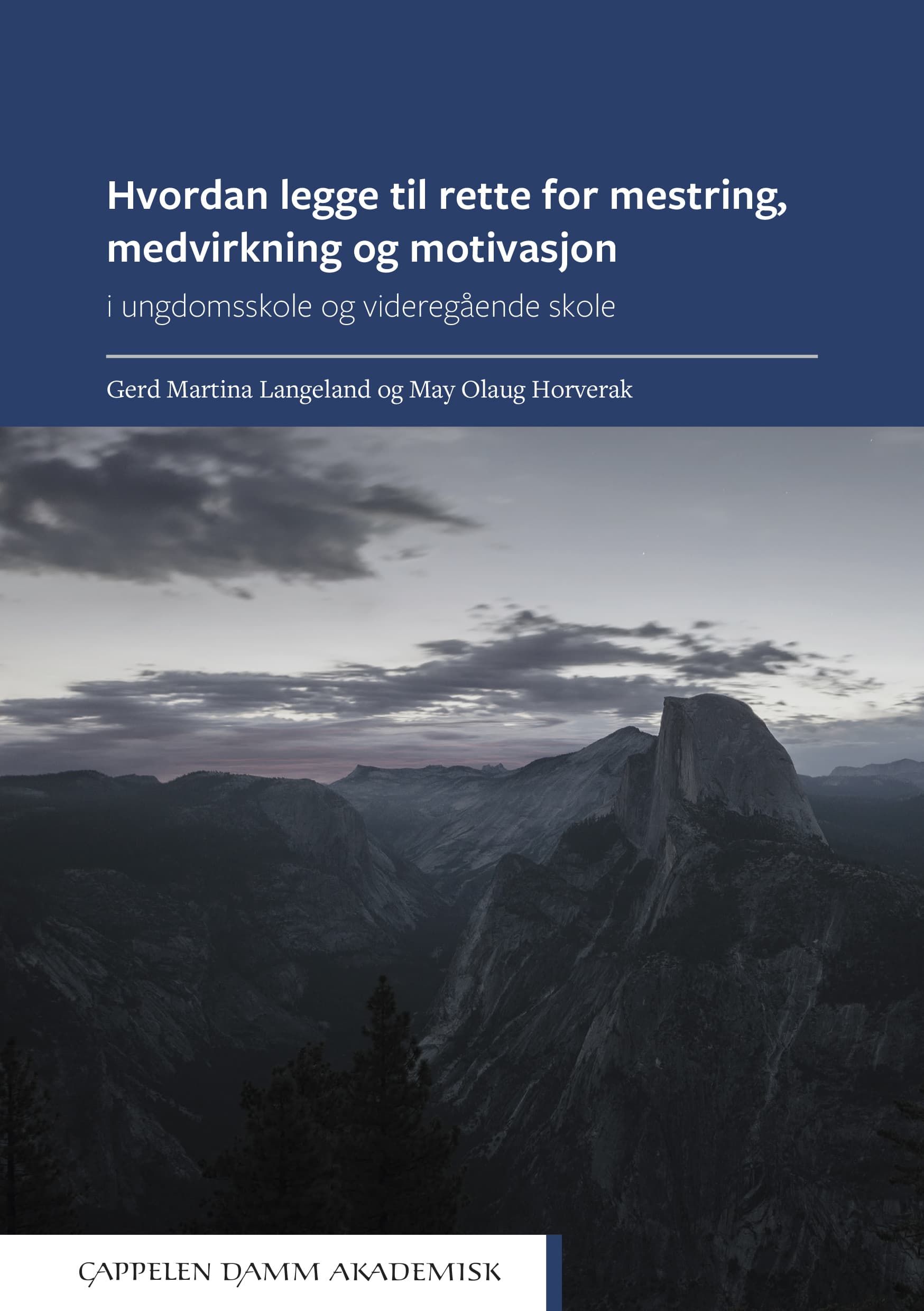 Omslag Hvordan legge til rette for mestring, medvirkning og motivasjon av May Olaug Horverak og Gerd Martina Langeland (Ebok)