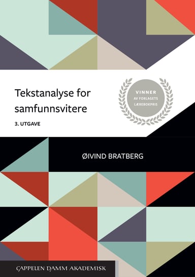 Omslag av "Tekstanalyse for samfunnsvitere"