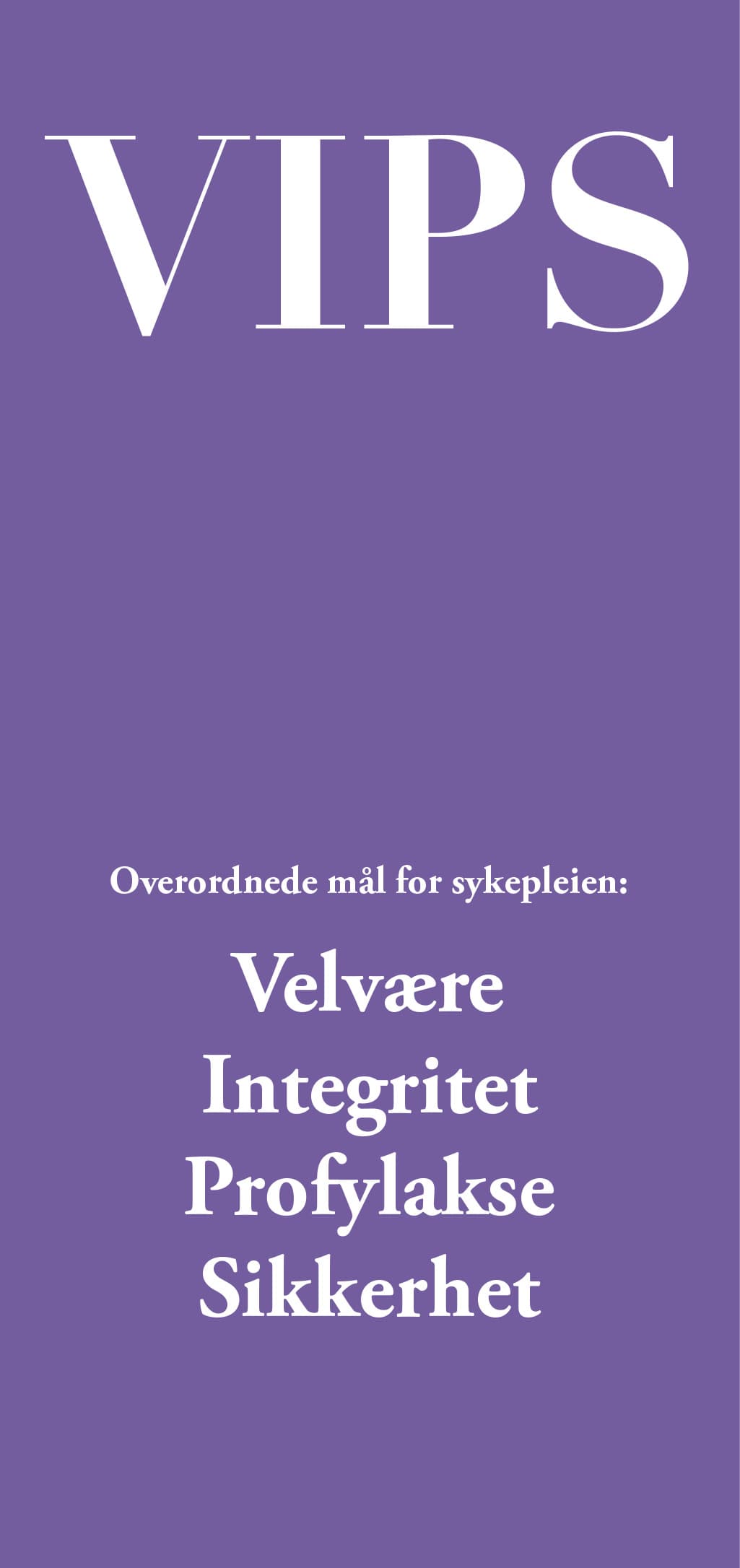 Omslag VIPS-modellen (pk. à 10 stk.) av Margareta Ehnfors, Anna Ehrenberg og Ingrid Thorell-Ekstrand (Ukjent)
