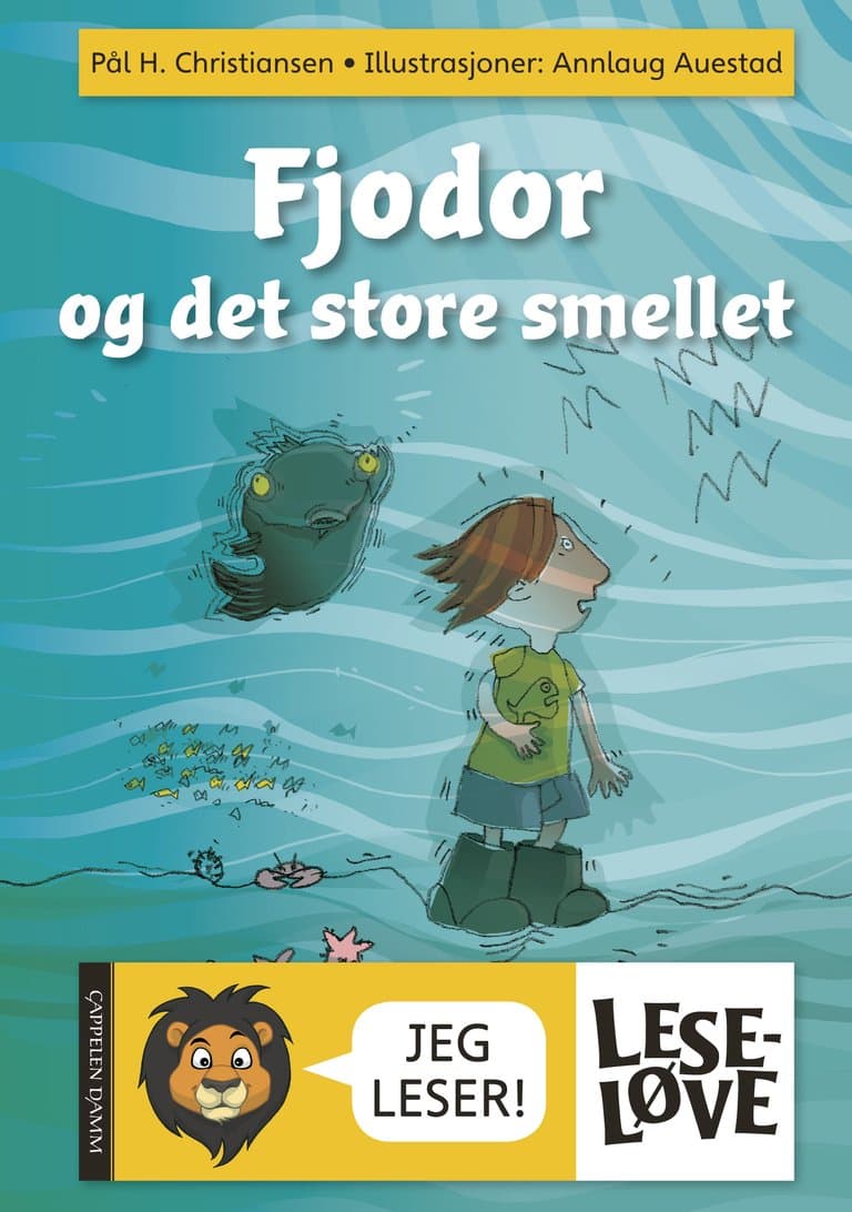 Omslag Leseløve - Fjodor og det store smellet av Pål H. Christiansen (Innbundet)