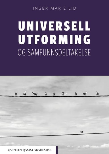 Omslag av "Universell utforming og samfunnsdeltakelse"