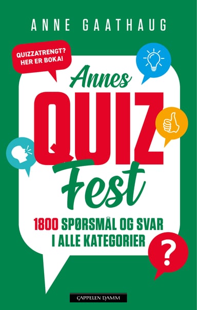 Omslag av "Annes Quizfest"