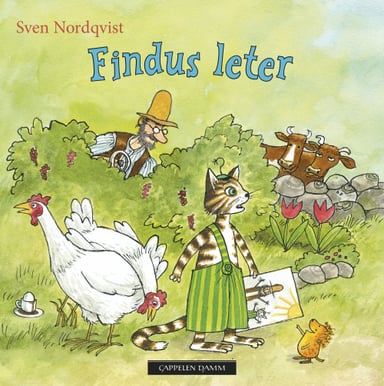 Omslag av "Gubben og katten: Findus leter"