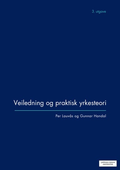 Omslag av "Veiledning og praktisk yrkesteori"