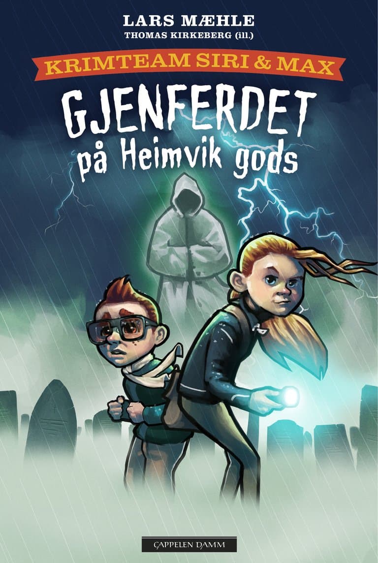 Omslag Gjenferdet på Heimvik gods av Lars Mæhle (Innbundet)